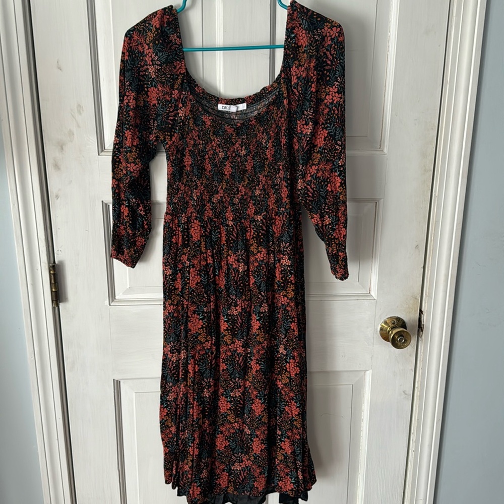 DR2 long sleeve midi dress